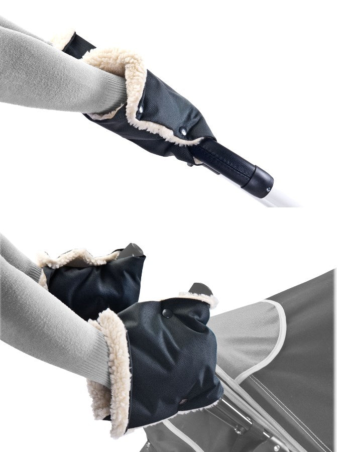 Kézmelegítő babakocsira Sensillo 45x21 black