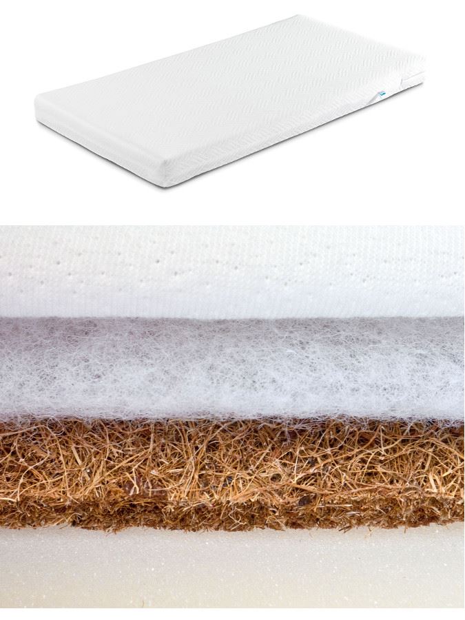 Matrac SENSILLO kókusz- szivacs 140x70 cm