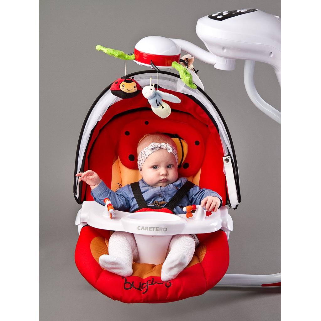 Gyerek hintáztató CARETERO Bugies grey