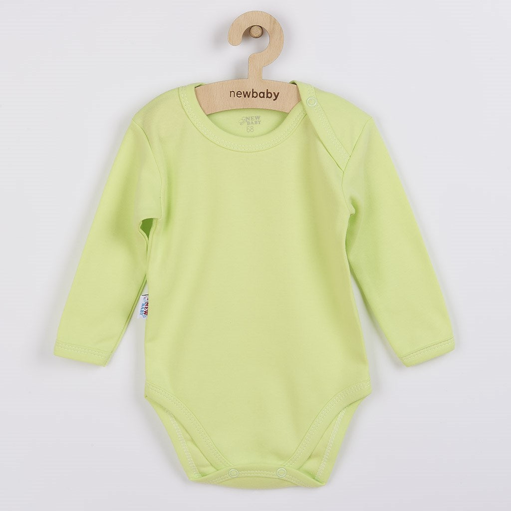 Baba hosszú ujjú body New Baby Pastel zöld