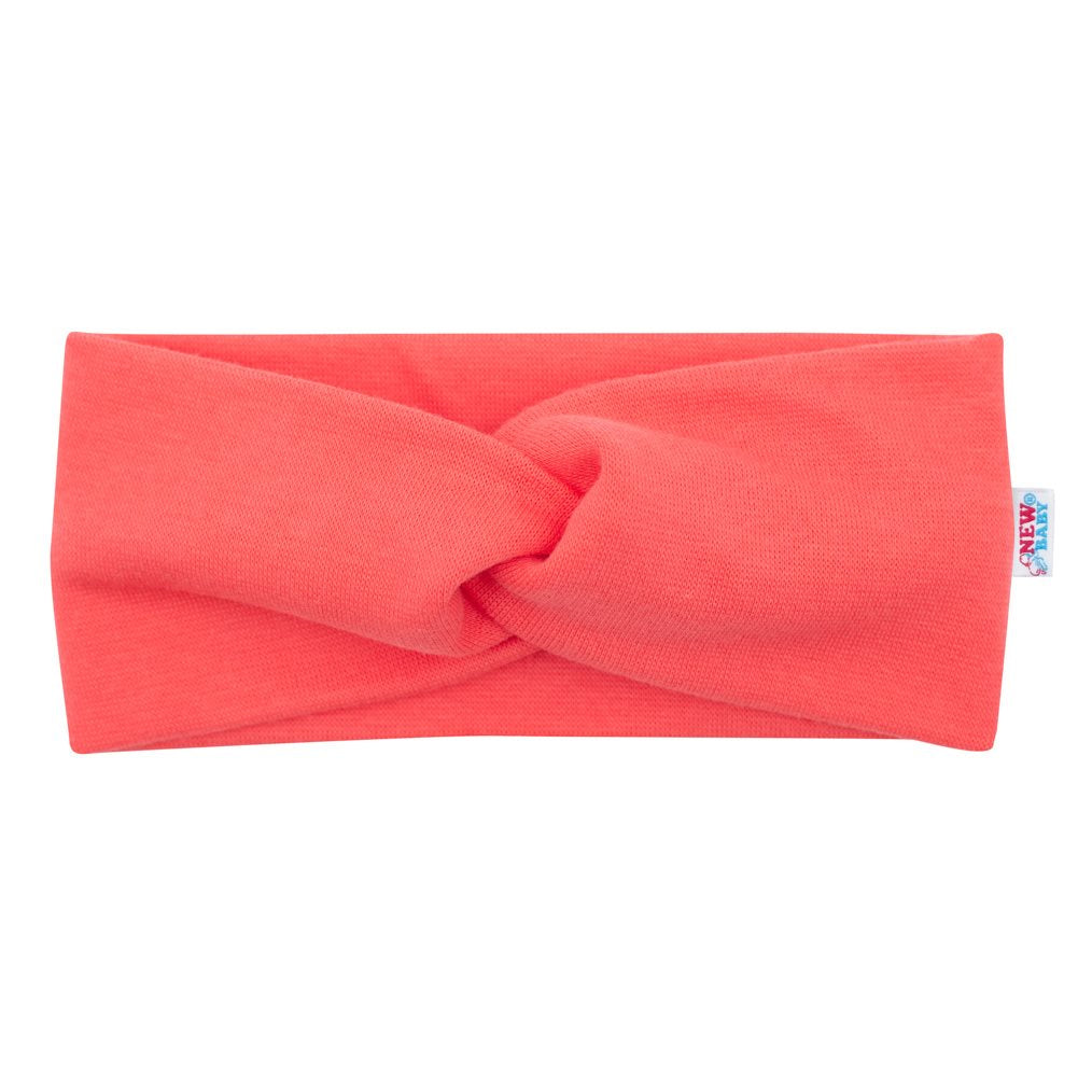 Baba fejpánt New Baby Style málna 37 cm