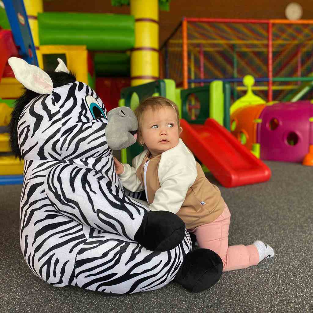 Gyermek zebra alakú fotel NEW BABY