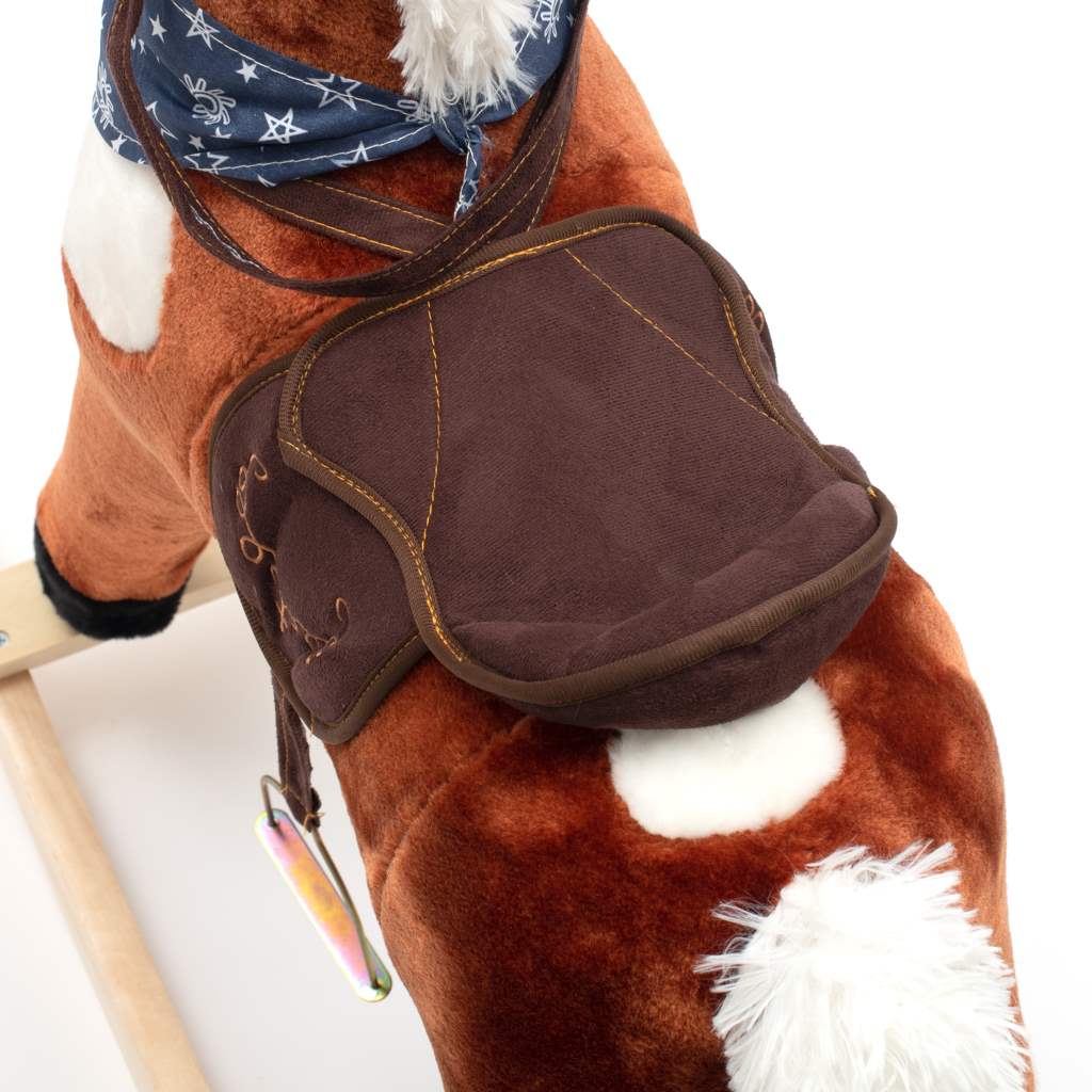 Hintaló dallammal Baby Mix Jurasek barna kendővel