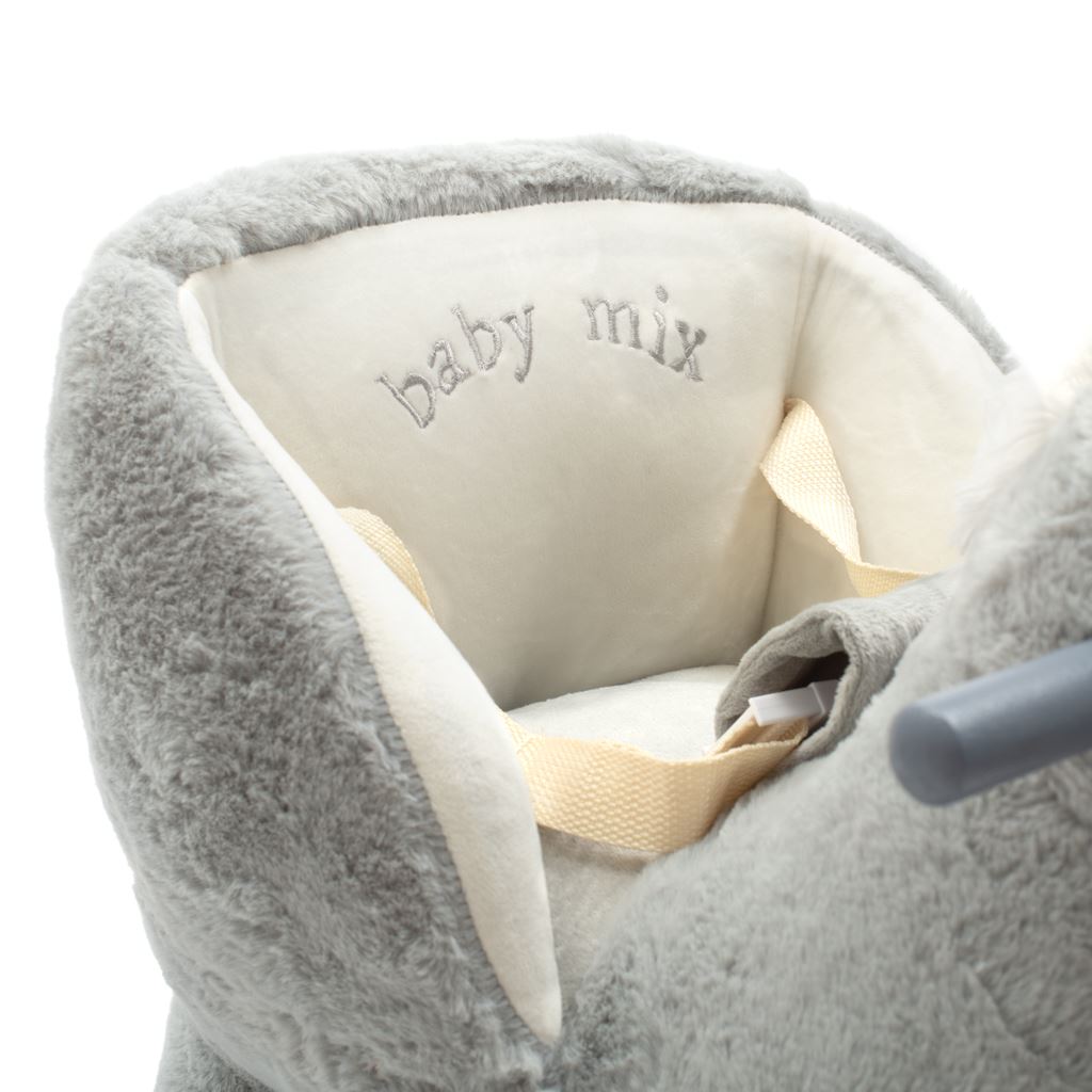 Hintajáték dallammal Baby Mix szürke lovacska