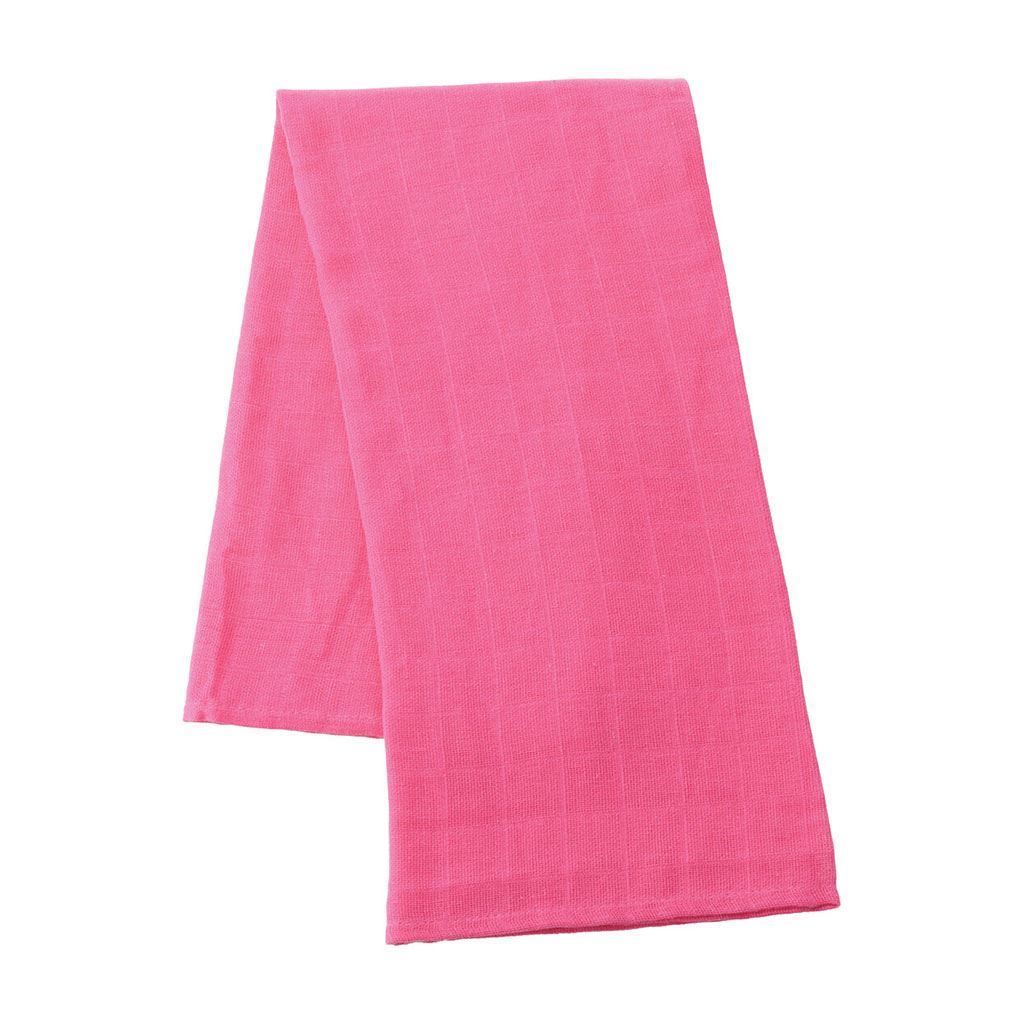 Pamut tetra pelenka New Baby Softy nyomtatott mintával 70 x 70 cm 4 db fehér-rózsaszín