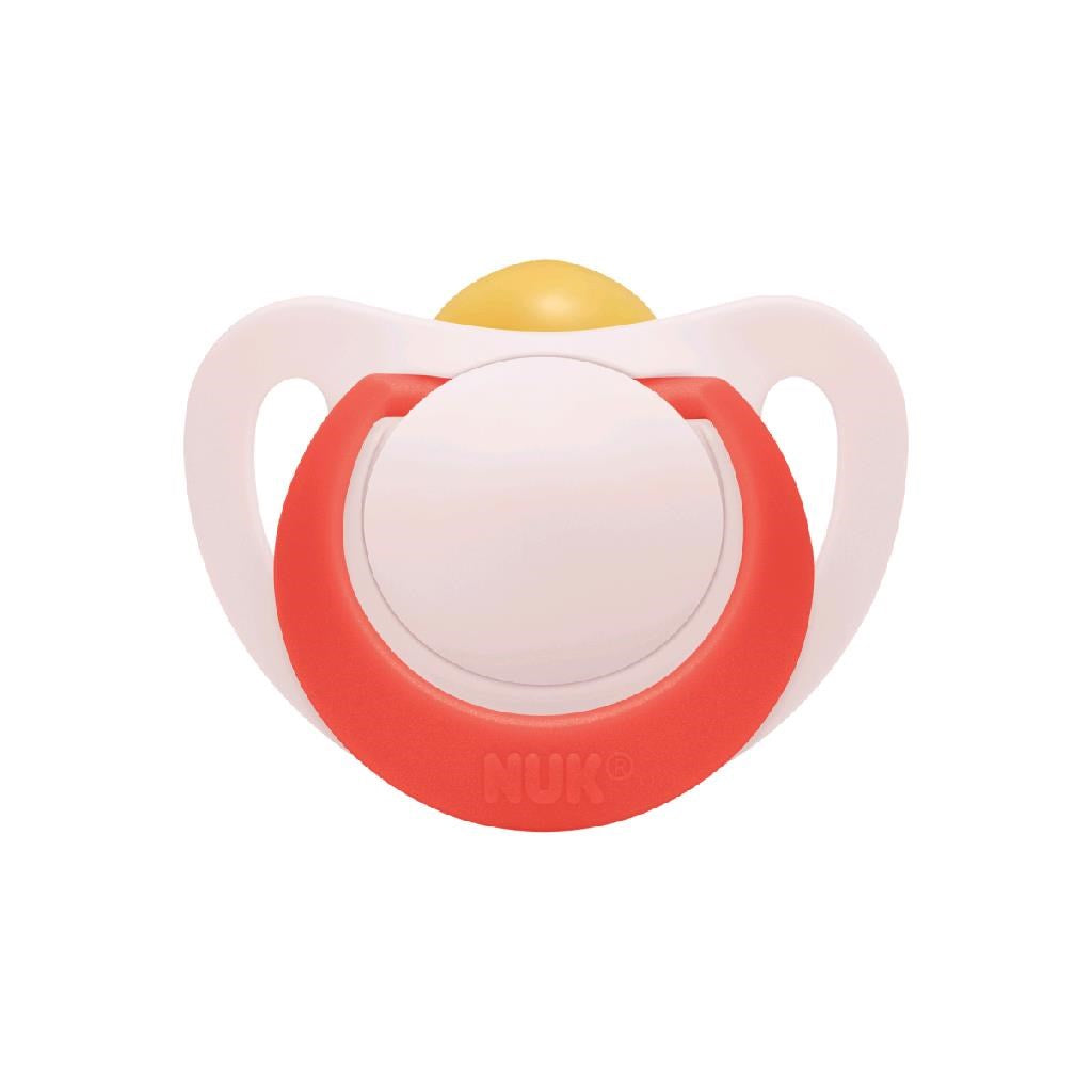 NUK Star baba cumi latex 18-36 h, piros