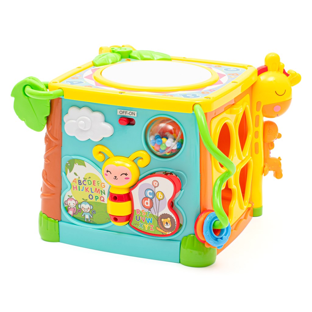 Interaktív zenei fejlesztő kocka Baby Mix