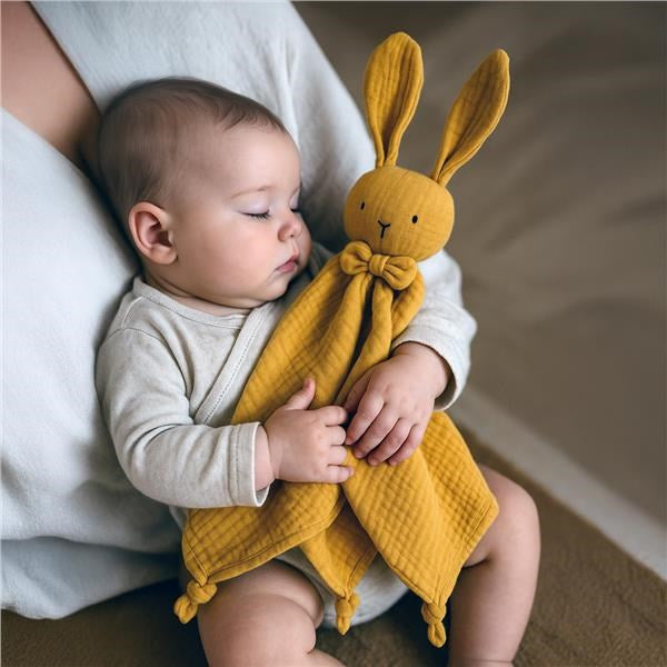 Muszlin szundikendő New Baby Rabbit mustard