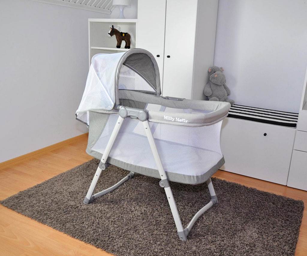 Kiságy/bölcső 2az1-ben Milly Mally Jane Pink