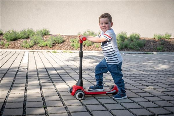 Gyermek elektromos roller Baby Mix Moovi piros