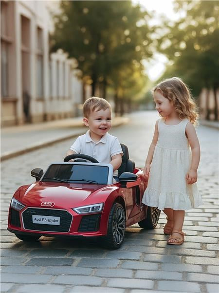 Elektromos autó BABY MIX AUDI R8 Spyder MAXI piros metál