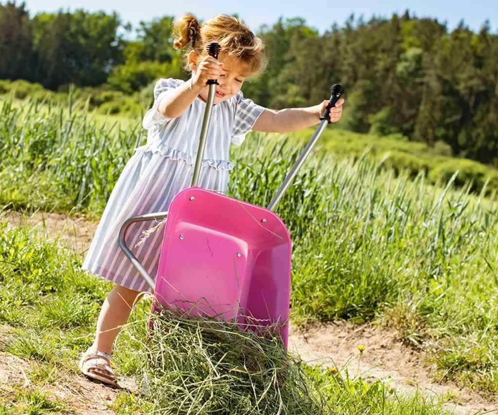 Gyermek kerti talicska műanyag Milly Mally Rolly Toys piros