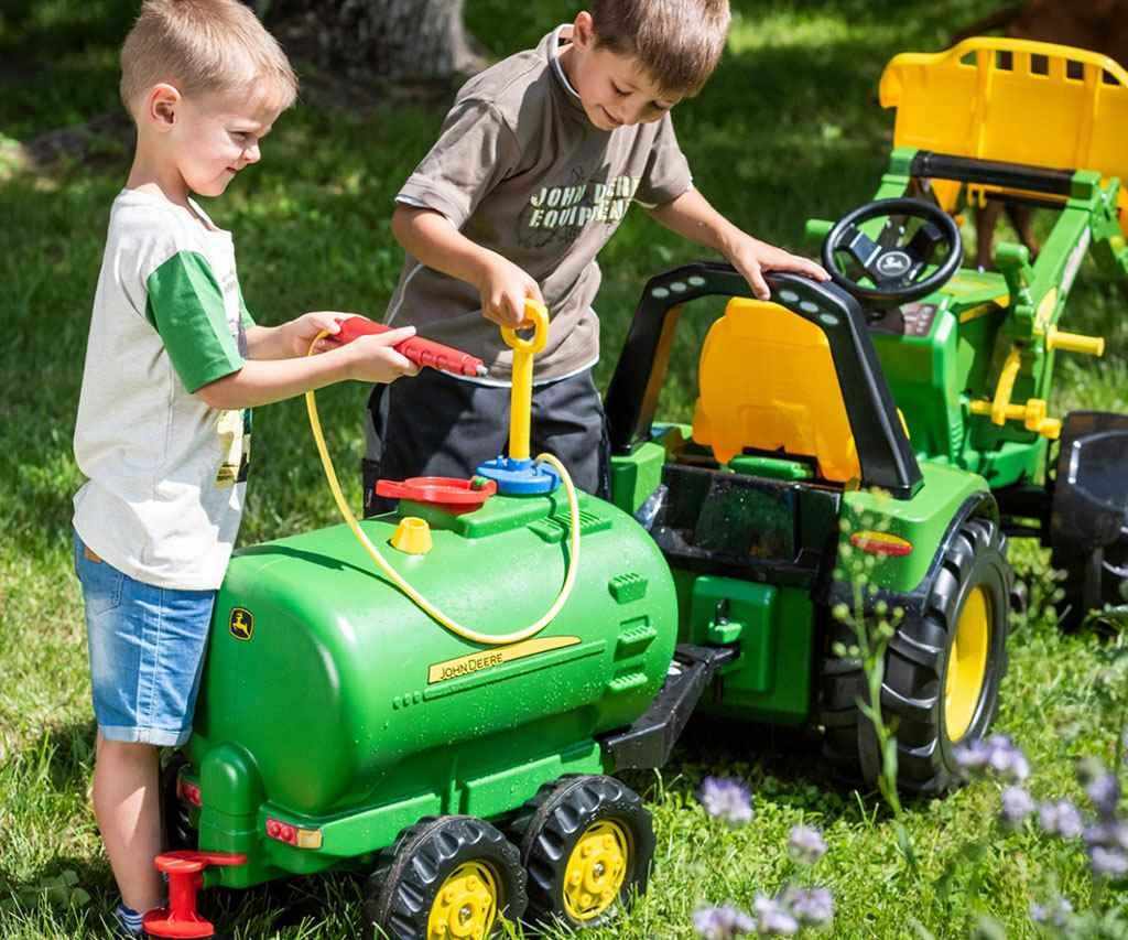 Pedálos traktor Rolly Toys John Deere Farmtrac zöld