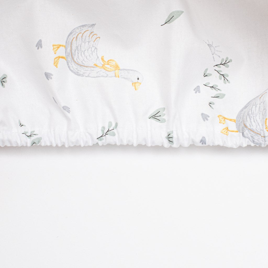 Pamut babakocsihoz való lepedő New Baby Libák 35x75cm