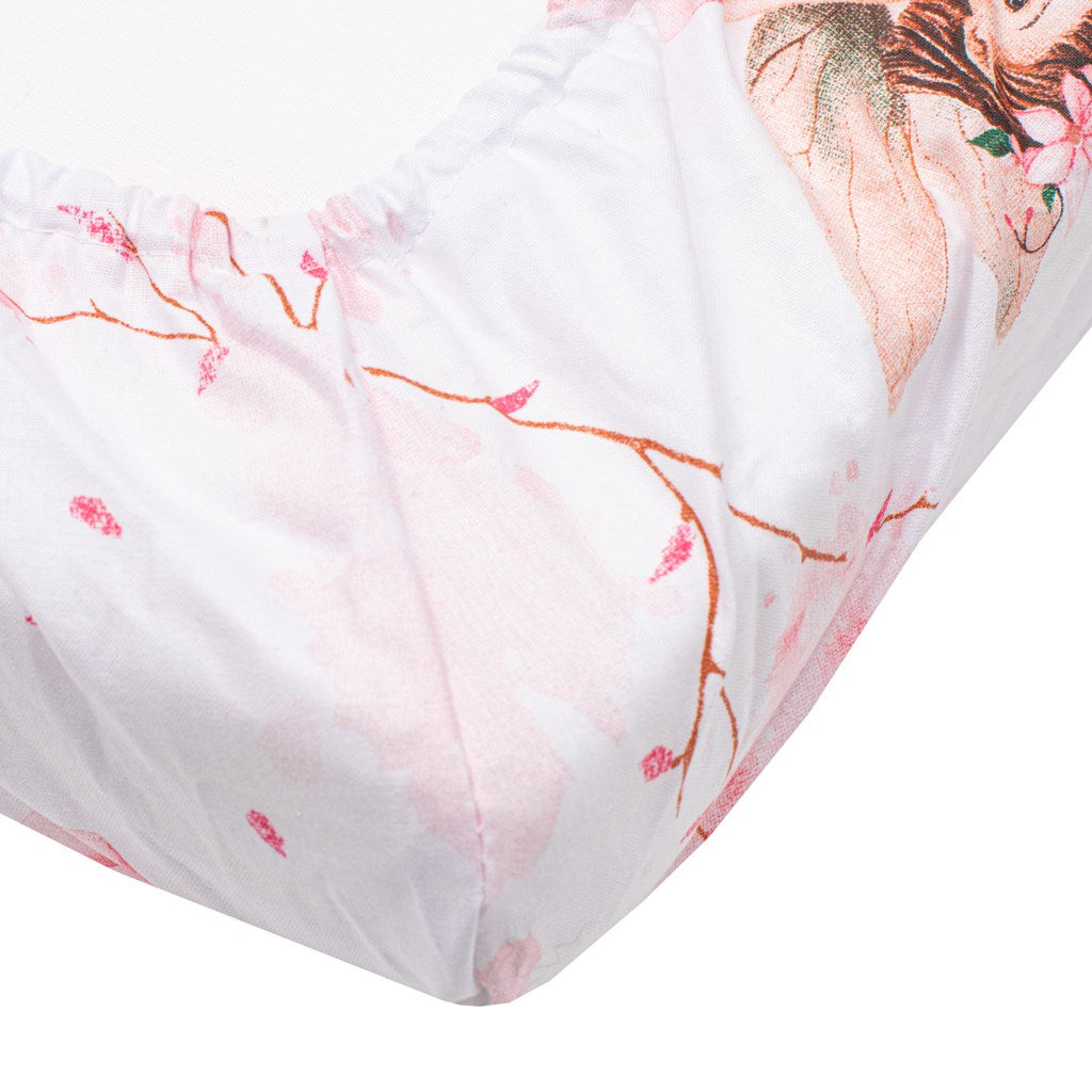 Pamut kiságyba való lepedő pamut New Baby Tündér 120x60 cm