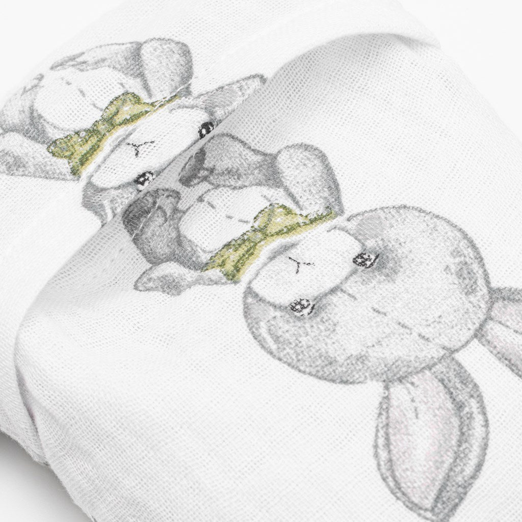 Muszlin Fűtő- és hűtőpárna Thermophore cseresznyemagvakkal New Baby STANDARD rabbit