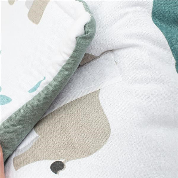 Kétoldalas gyerek pólya New Baby Safari II 80x80 cm mint