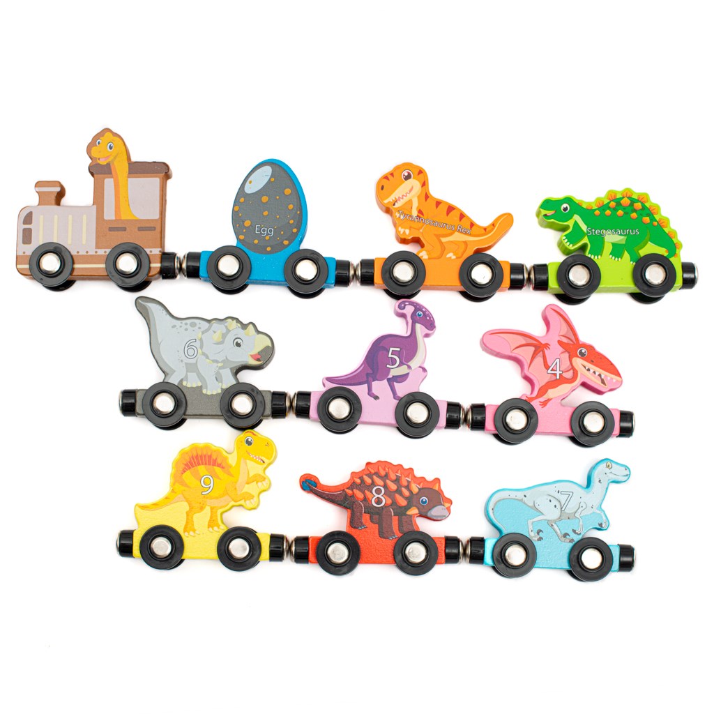 Dino Montessori Baby Mix fa vonat