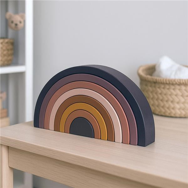 Fa szivárvány Brown Montessori Baby Mix