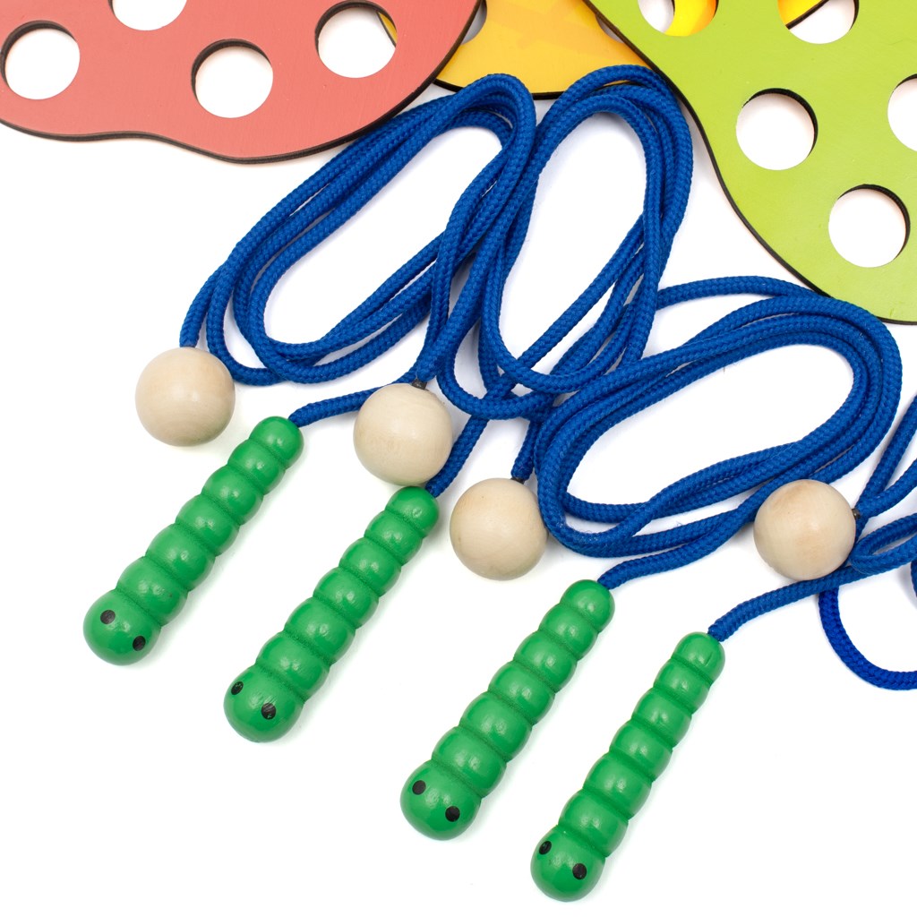 Montessori Baby Mix gyümölcs- és zöldségfűző fajáték