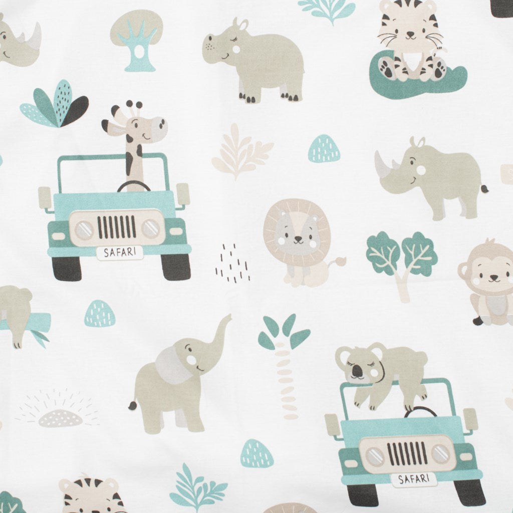 2-részes ágyneműhuzat New Baby Safari II 90/120 cm mint