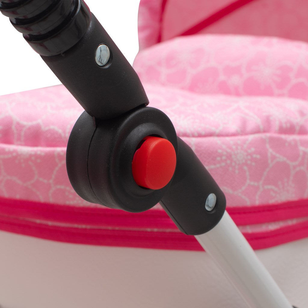 Luxus játék babakocsi New Baby COMFORT rózsaszín