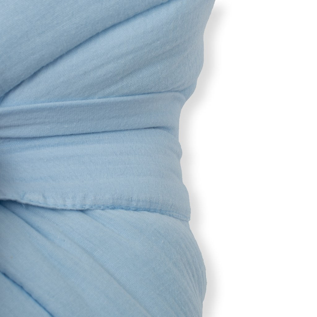 Muszlin megkötős pólya New Baby blue