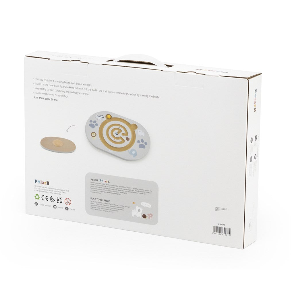 Fából egyensúlyozó labirintus Viga