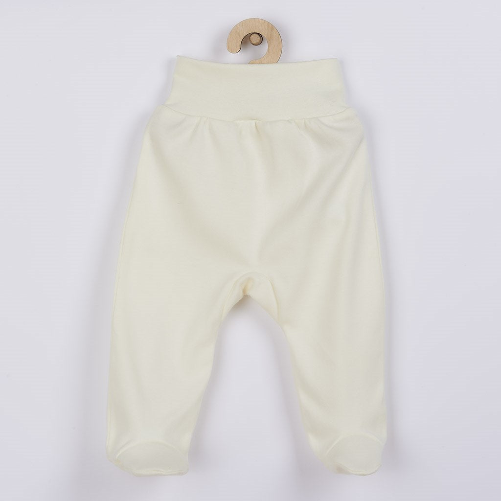 Csecsemő lábfejes nadrág New Baby bézs