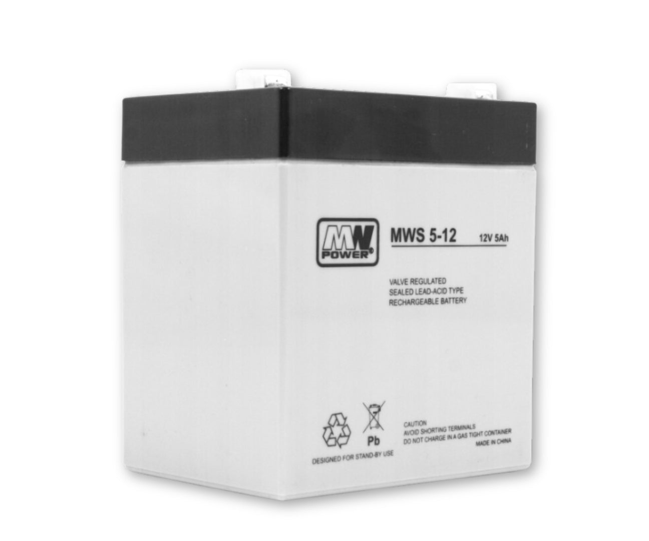 Akkumulátor AGM 12 V 5 Ah 3-5 szélesség 90 × 70 × 107 mm 1