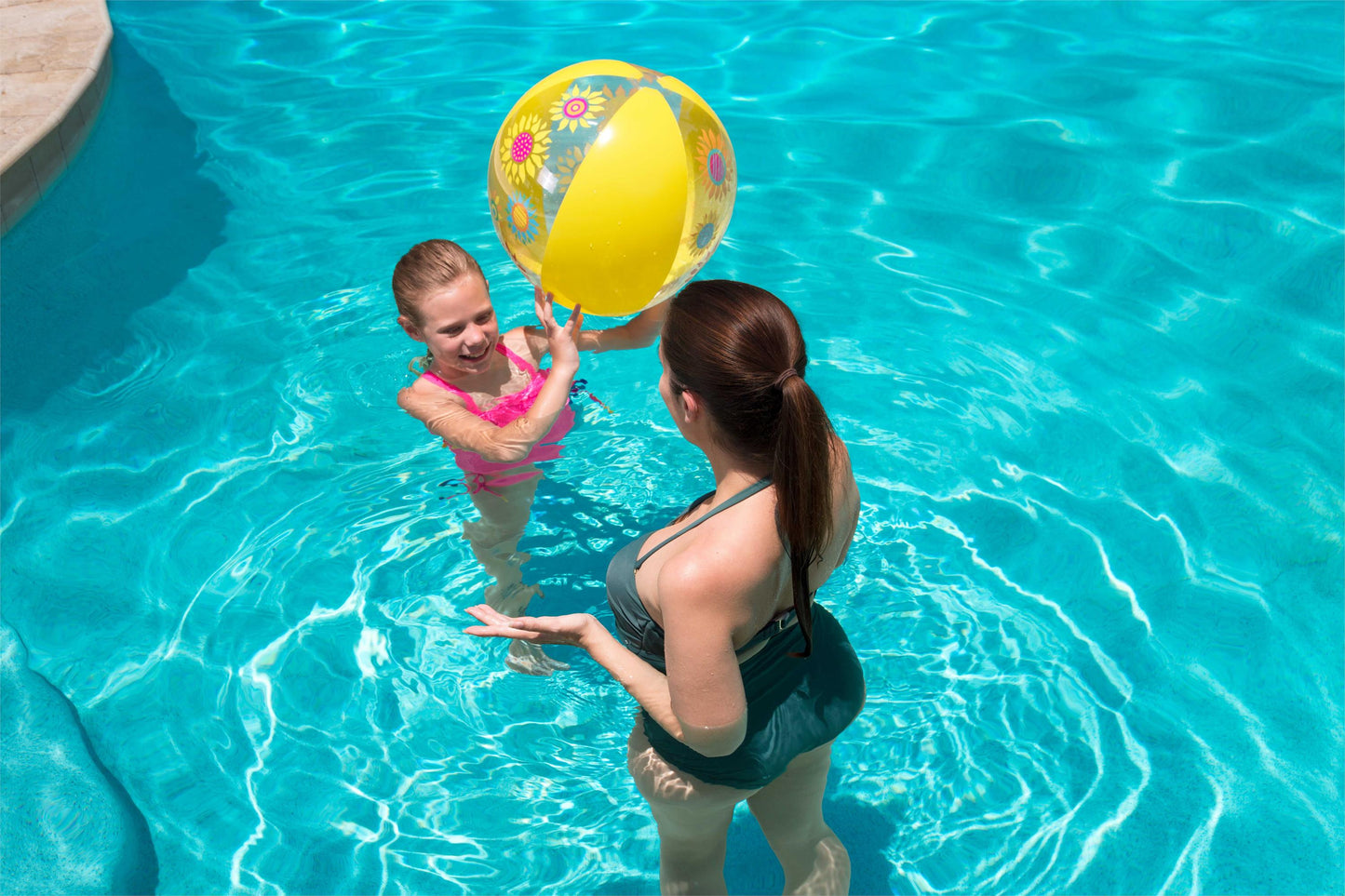 Bestway 31036 strandlabda 51cm sárga