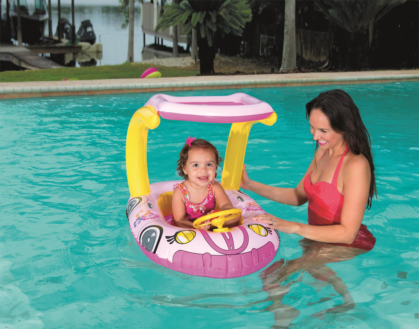 BESTWAY 34103 CSÓNAK TETEJJEL MIX - AUTÓ RÓZSASZÍN/RENDŐRKÉK