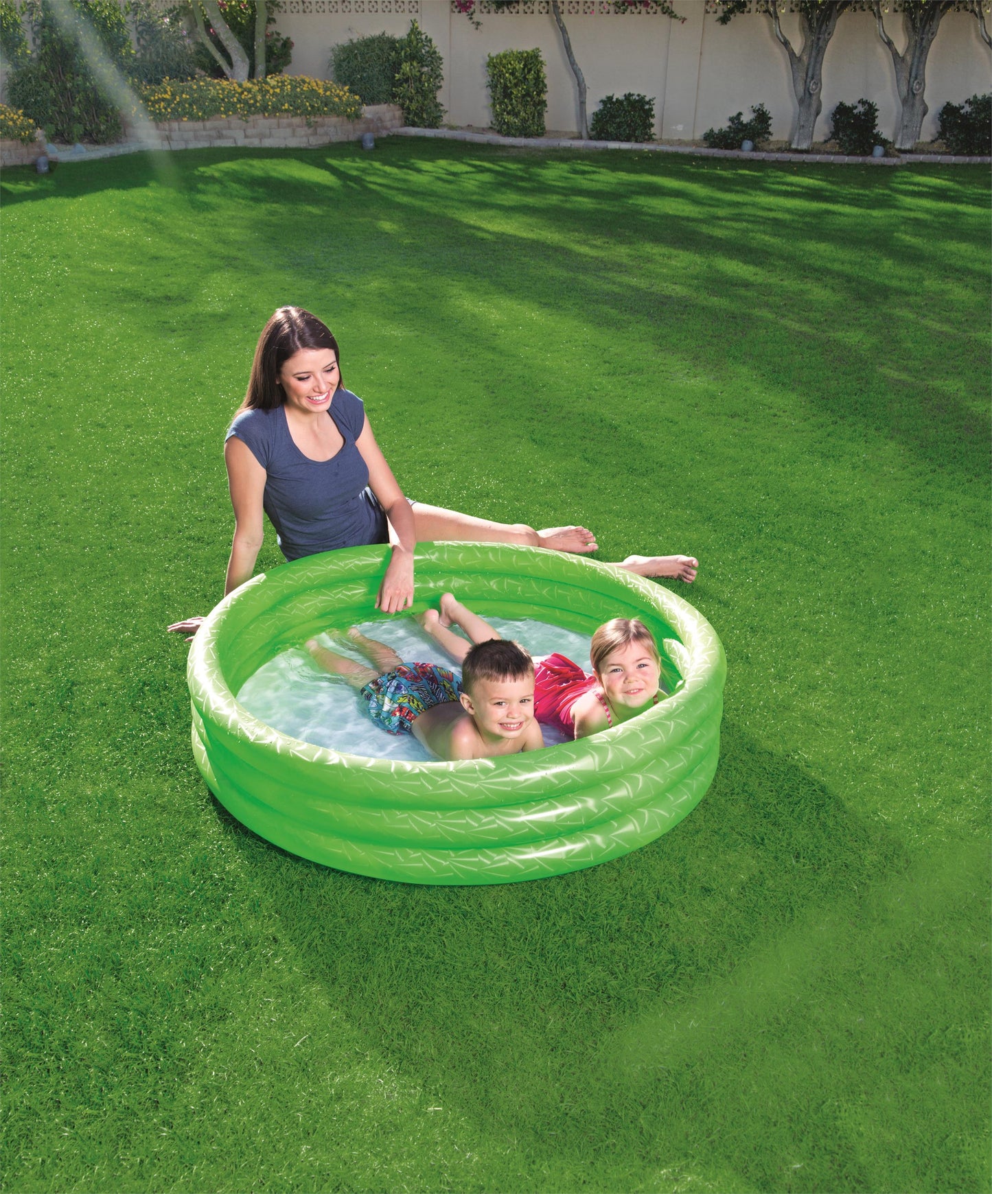 Bestway 51025 felfújható medence 122 cm x 25 cm zöld