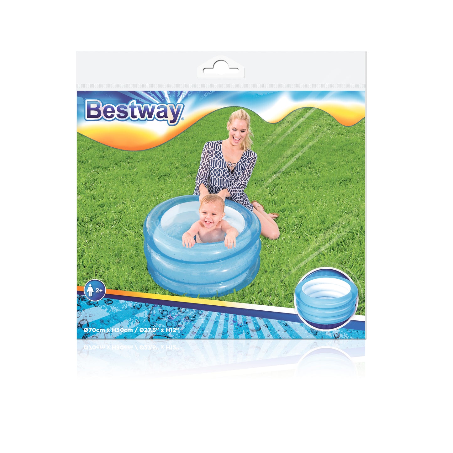 Bestway 51033 Φ27.5" X 12"/Φ70cm X M30cm gyerekmedence