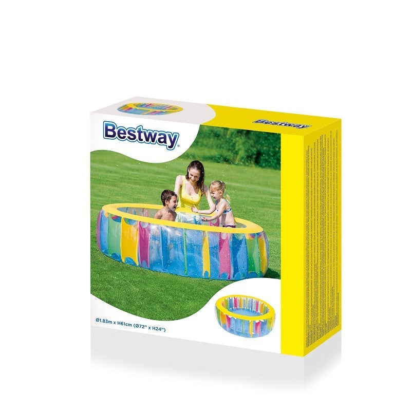 Bestway 51038 Φ72" X M24"/Φ1.83M X M61cm Többszínű medence