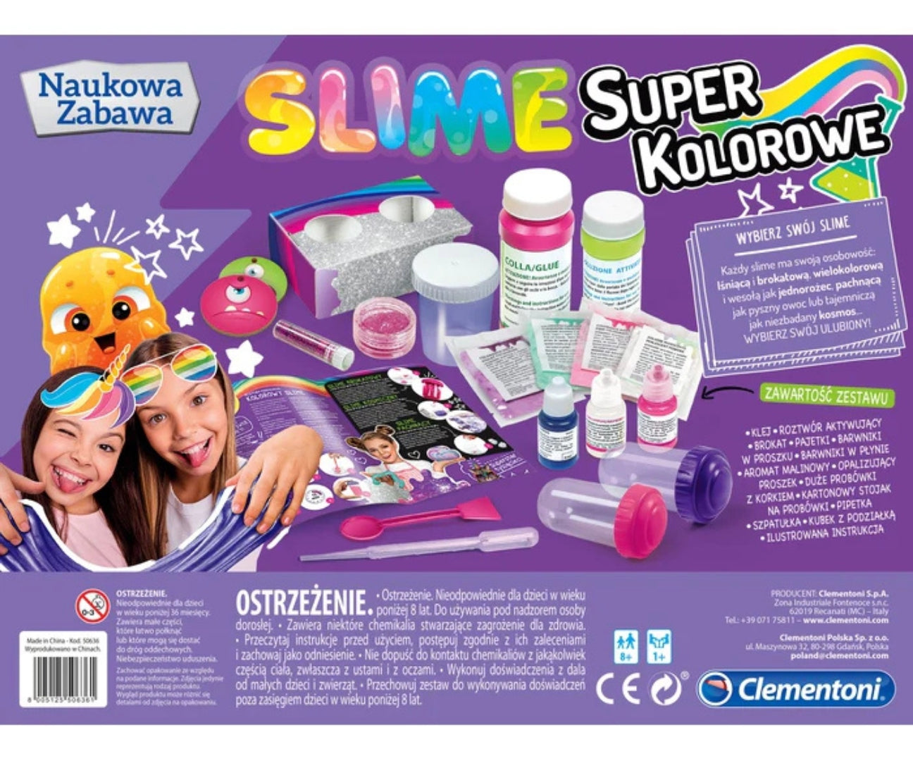 Clementoni Science Fun Lab 50636 Szuper Színes Nyálka