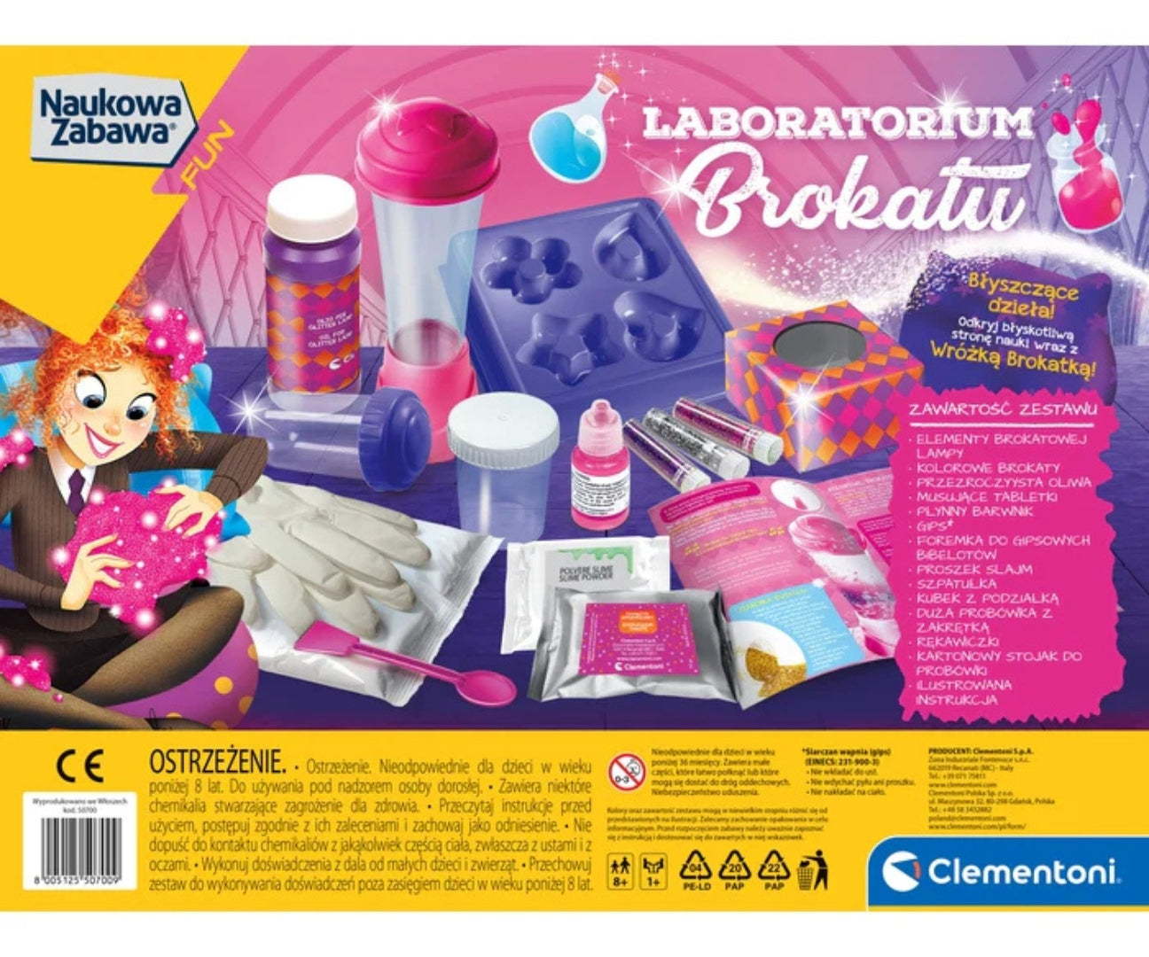 Clementoni Science Fun Lab 50700 Csillámos labor