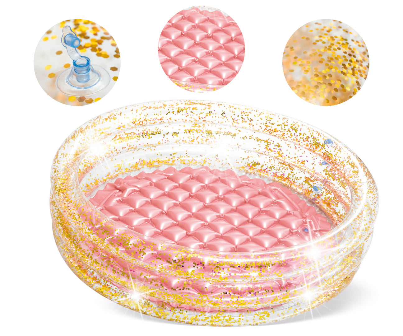 Intex 57103NP Baby Csillámos Mini Medence – 86cm x 25cm