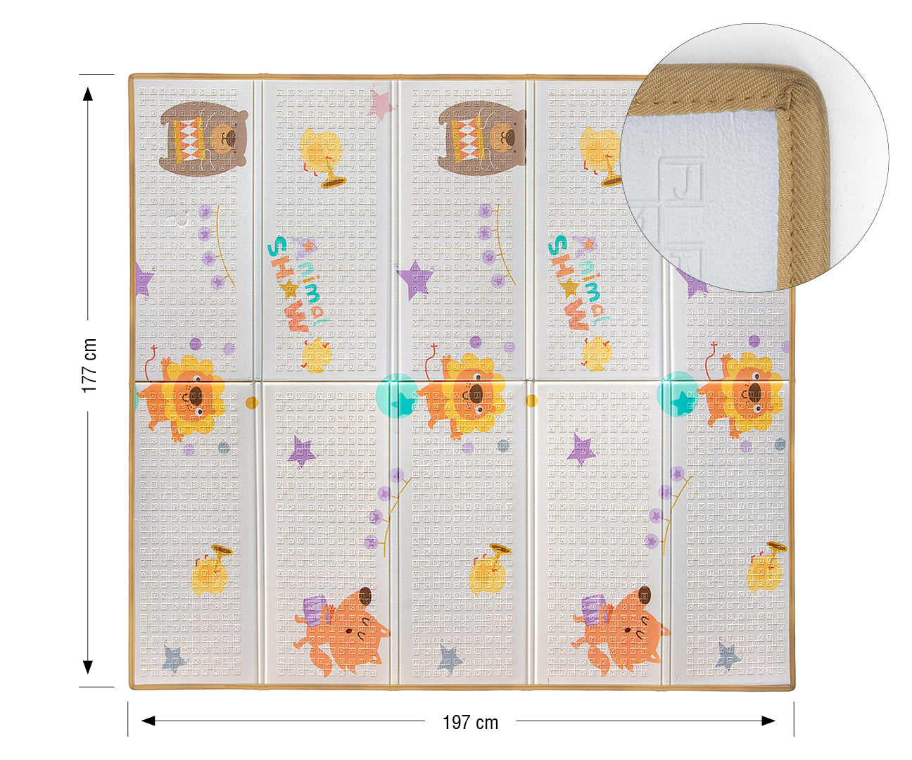Play Fox T1 összecsukható habszivacs szőnyeg