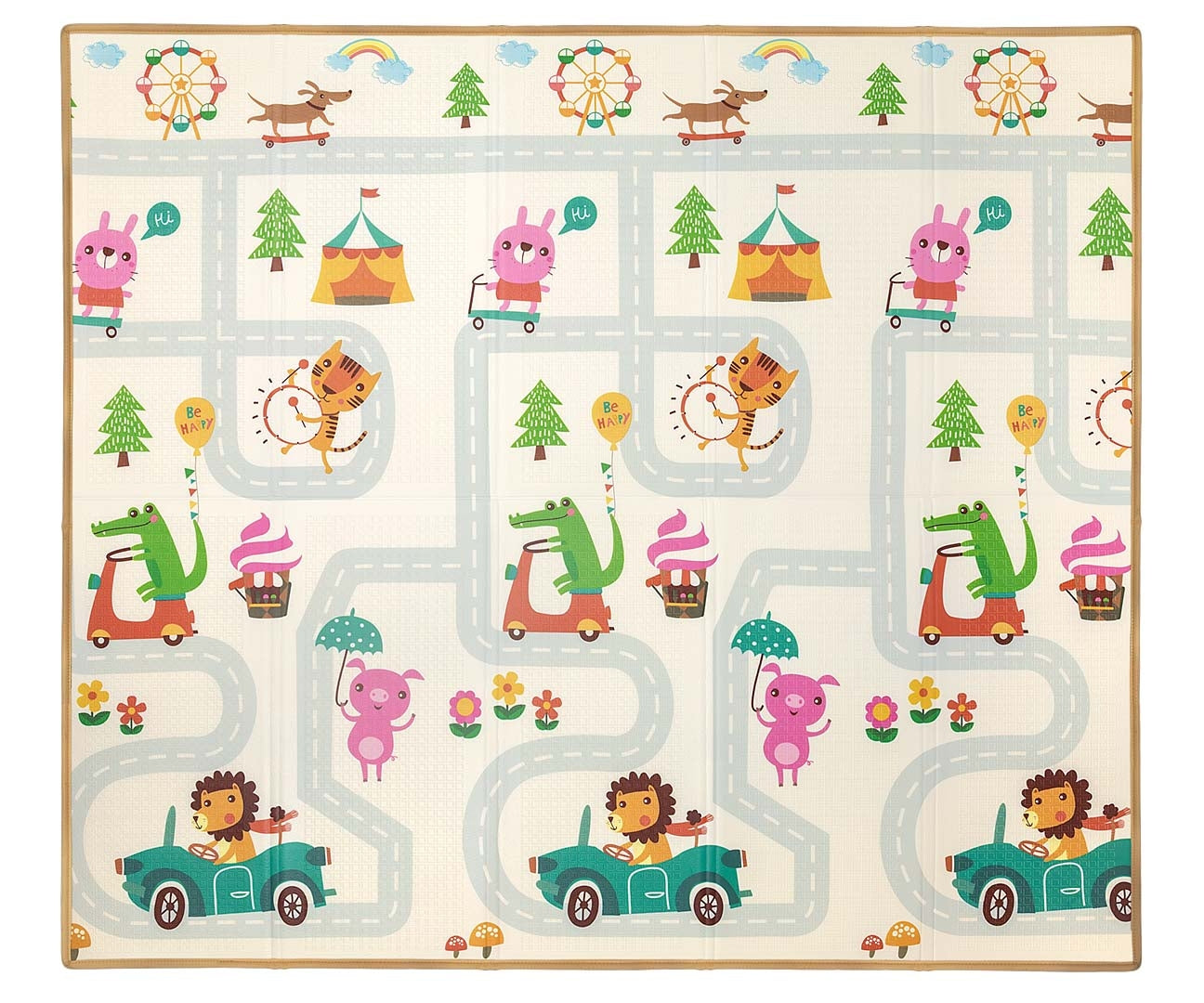 Play Street T1 összecsukható habszivacs szőnyeg