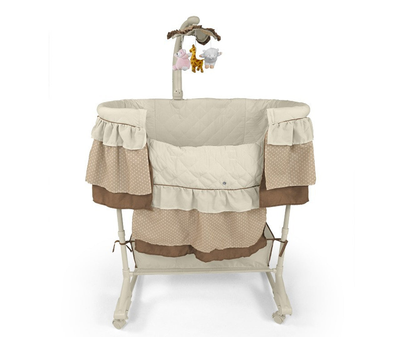 Milly Mally bölcső Sweet Melody 4 az 1-ben távirányítós Simple Pink