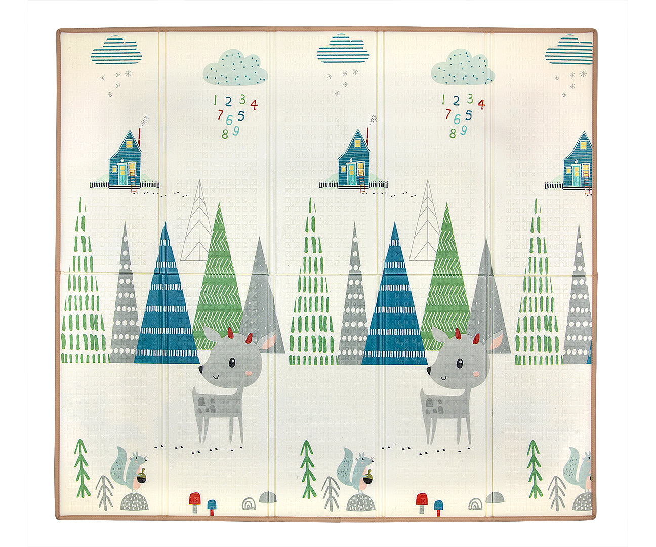 Milly Mally összecsukható habszivacs játszószőnyeg Játékszarvas T1