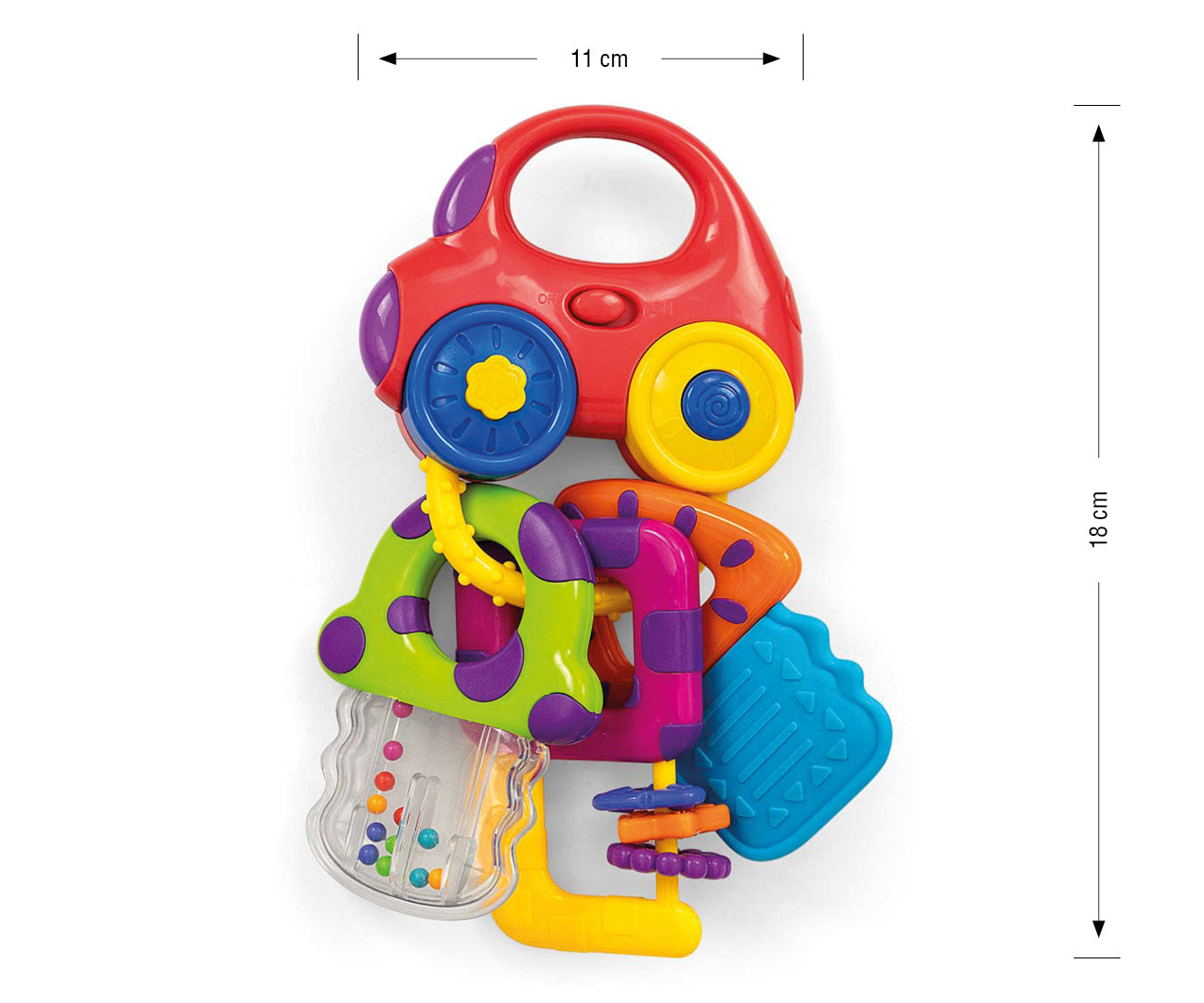 Milly Mally zenélő csörgő - Brum Brum csörgő autó - 0696-1