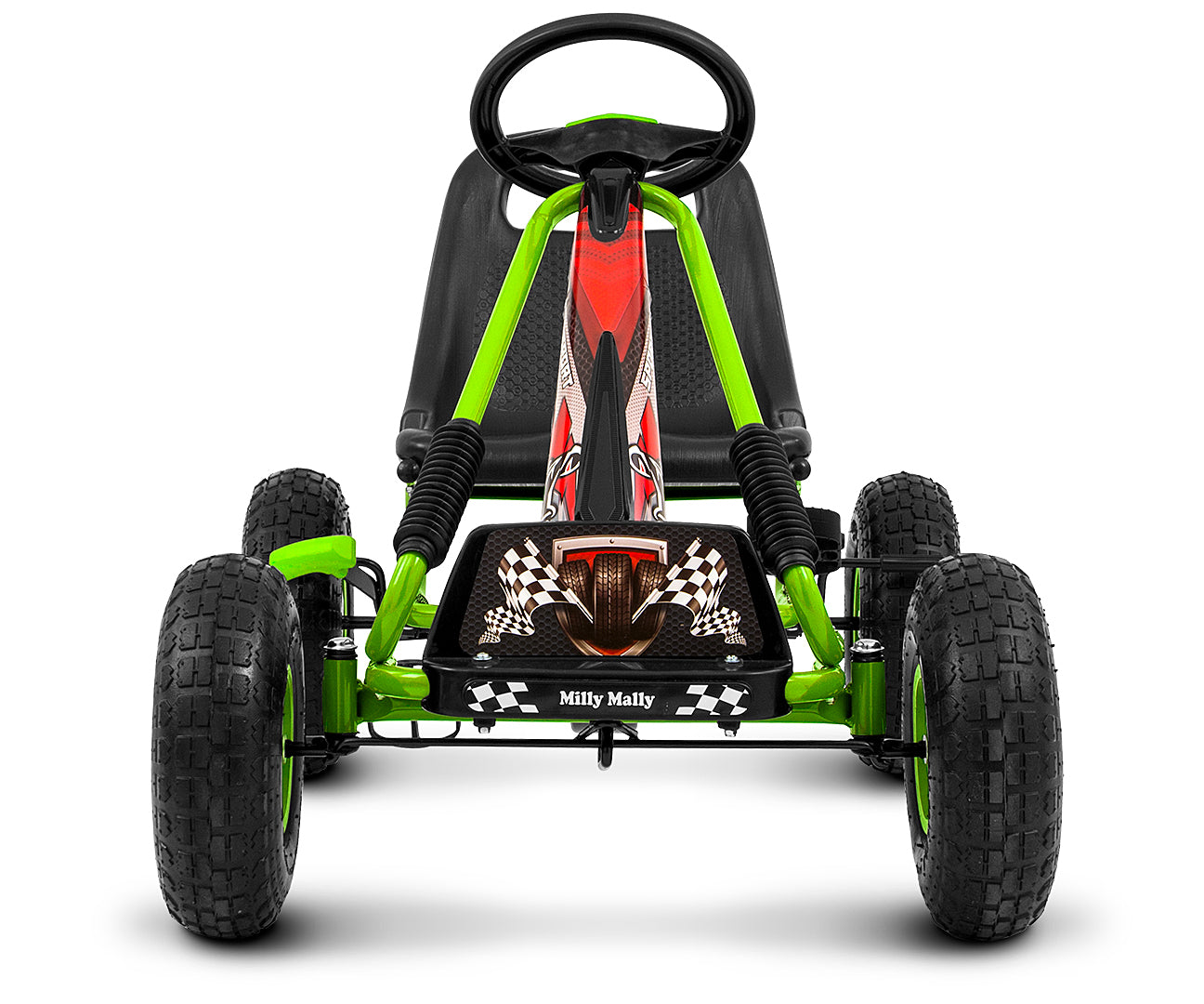 Milly Mally pedálos gokart Thor Green