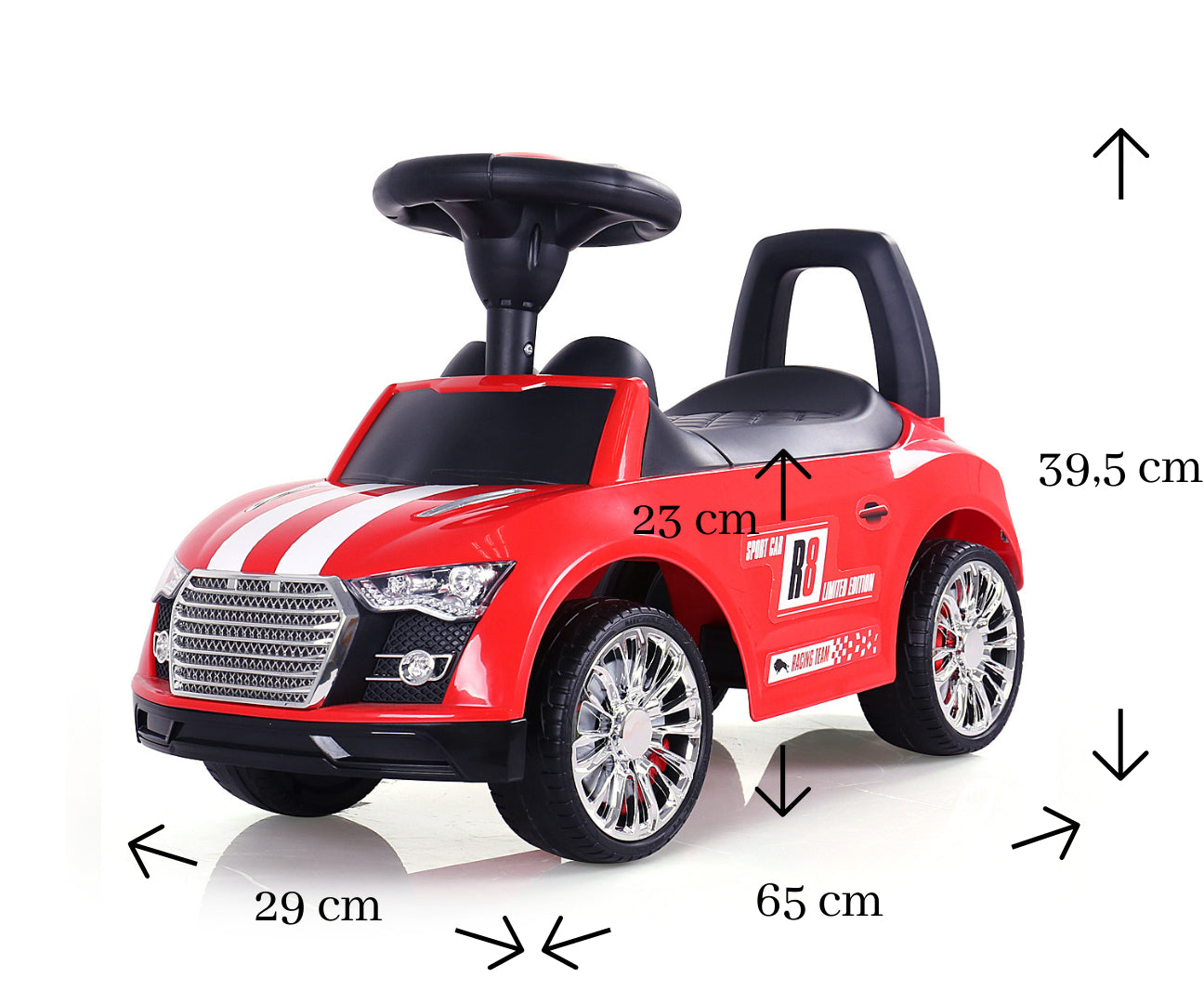 Milly Mally Ride On Racer piros