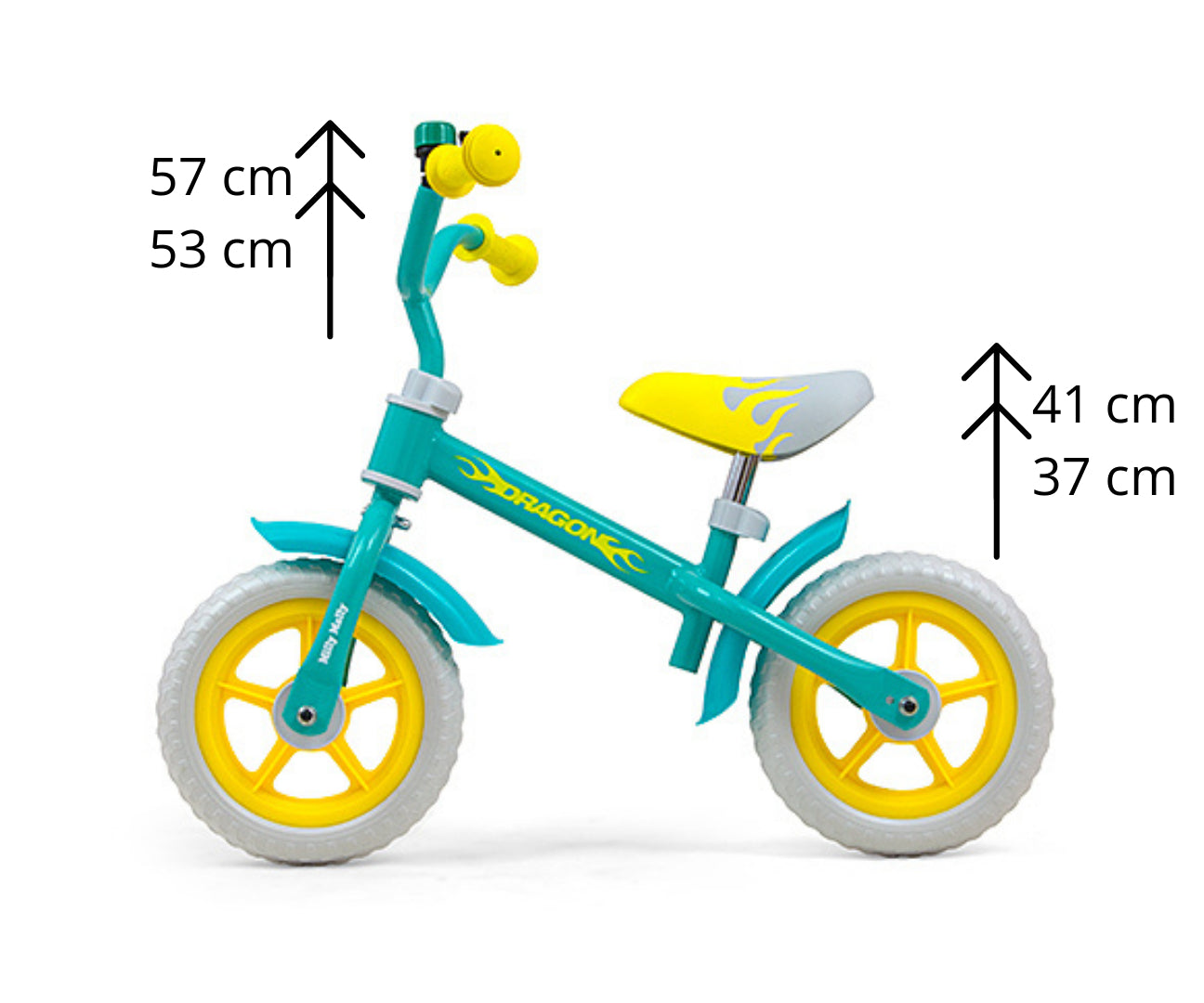 Milly Mally túrabicikli Dragon Mint