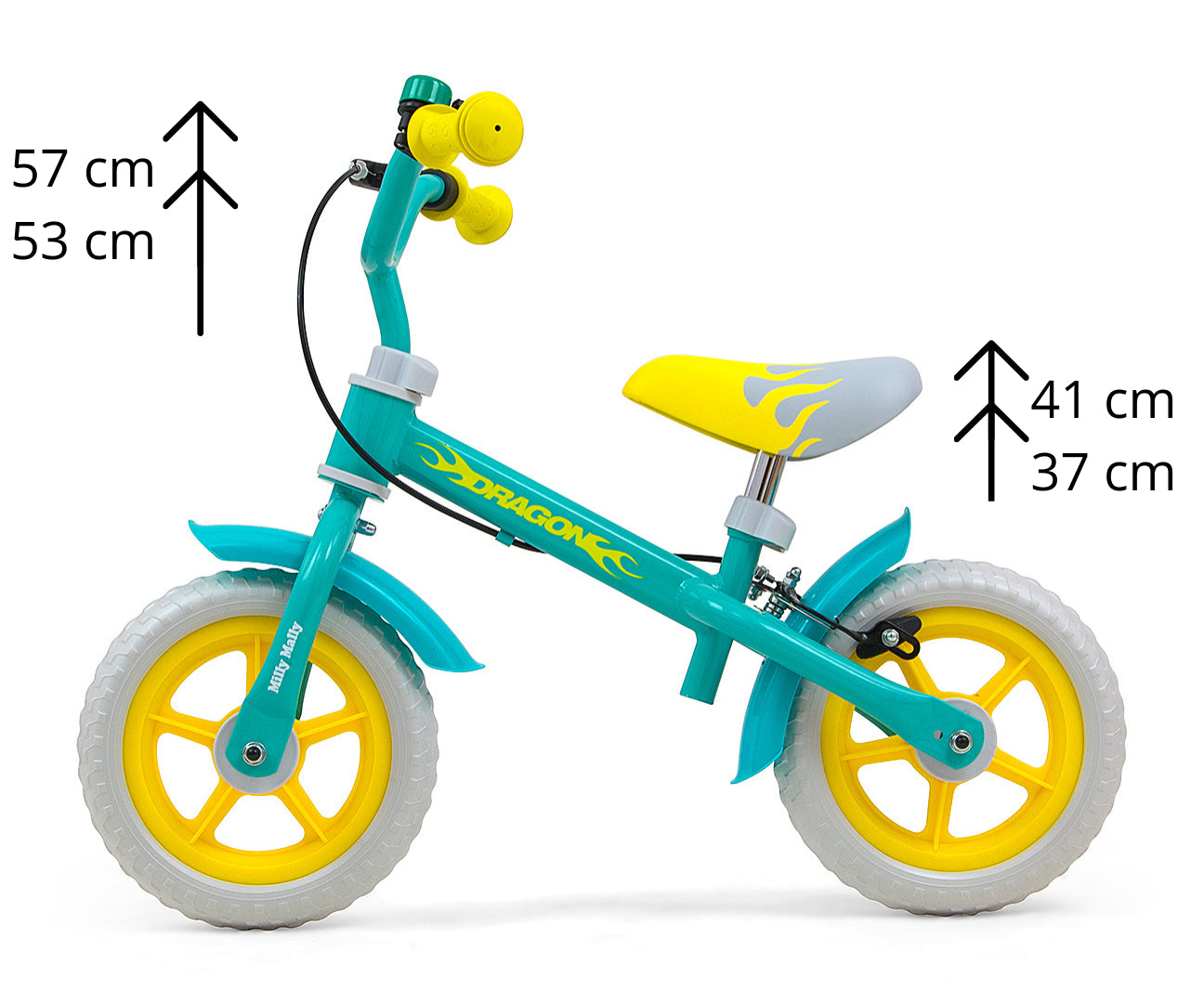 Milly Mally túrabicikli Dragon fékkel