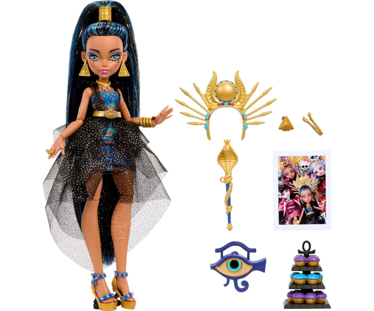 Monster High HNF70 Cleo De Nile szörnyeteg baba