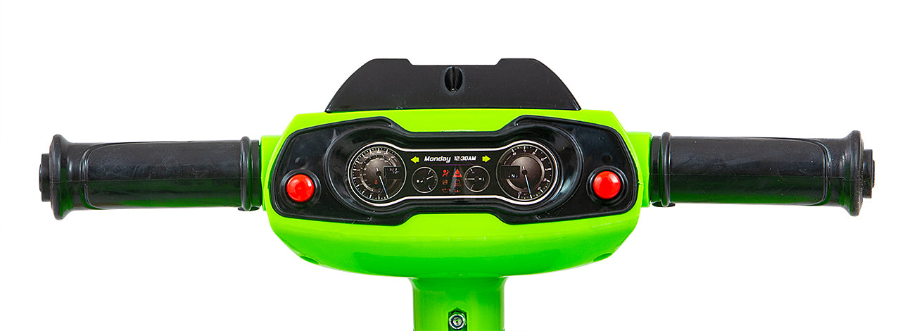 Szörny zöld jármű