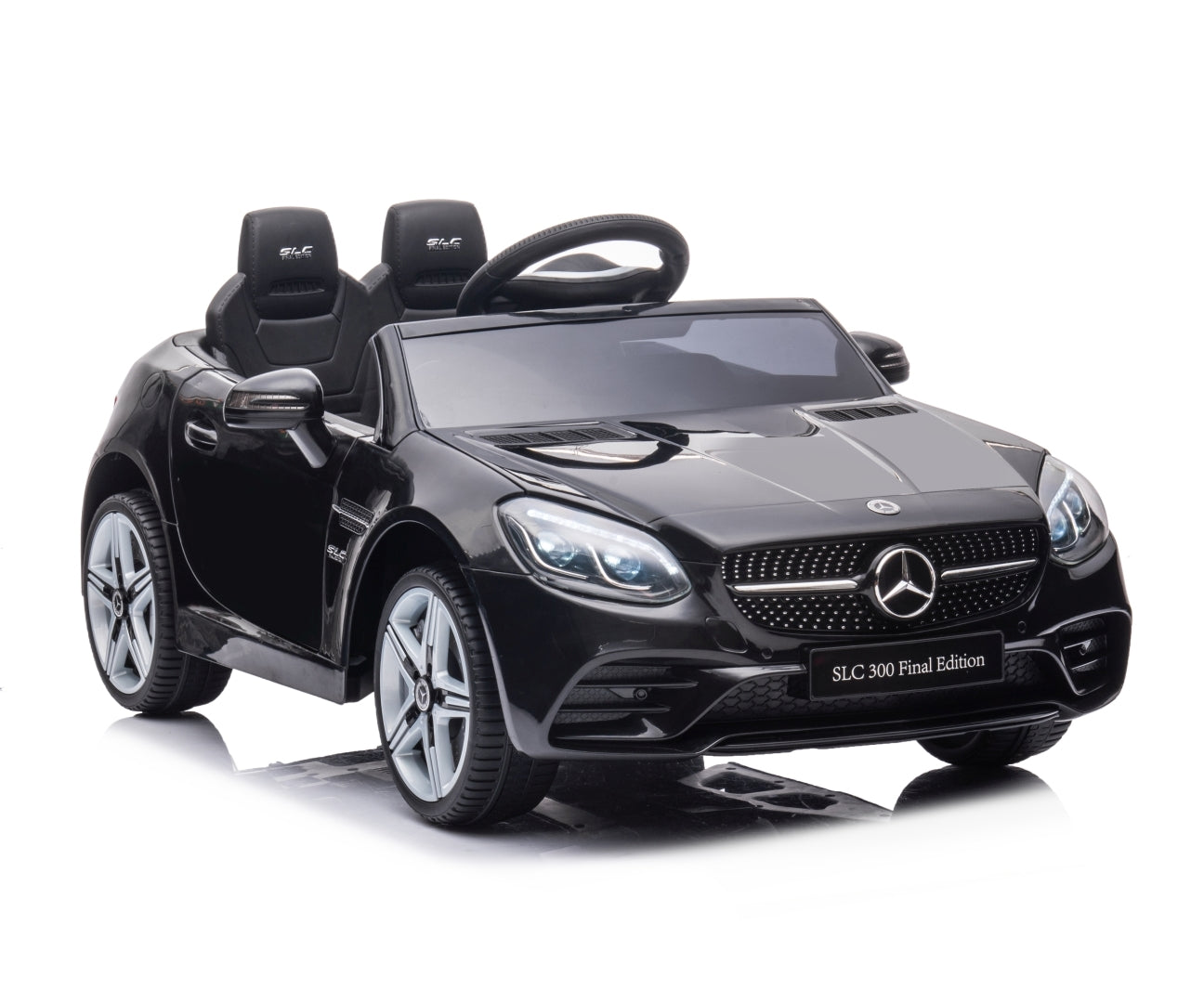 Mercedes-Benz SLC fekete akkumulátoros jármű
